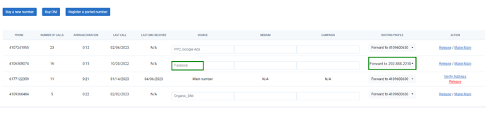 Assign a routing number