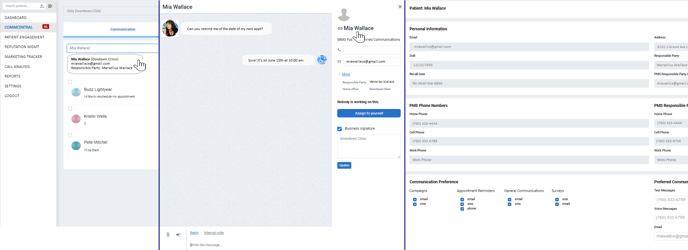 Patient Profile - Commcentral - Open