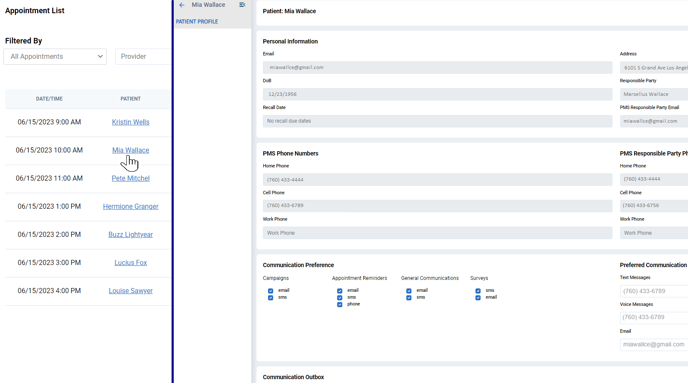 Patient Profile - Open