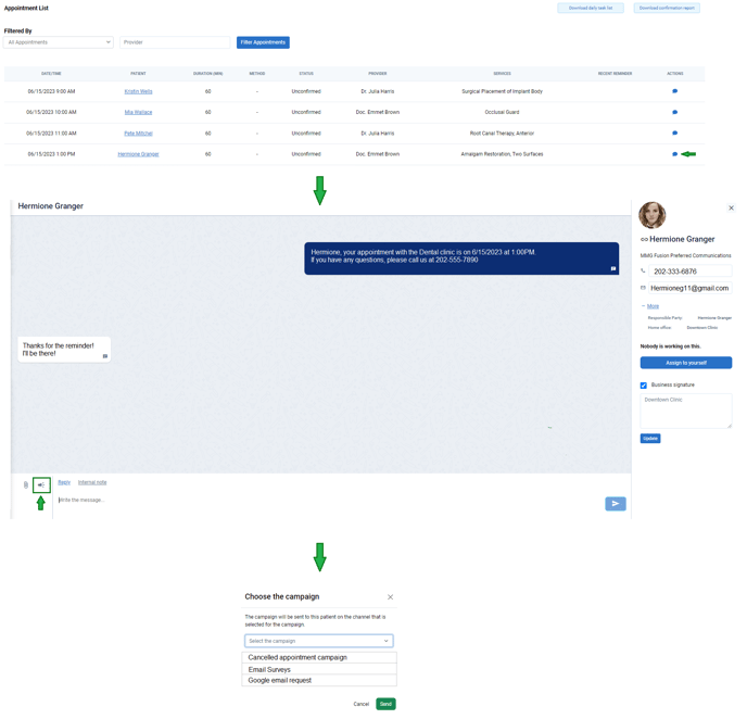 Send a survey-review manually-1